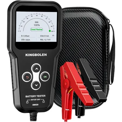 Kingbolen BM520 - comprobador de baterías con multímetro integrado