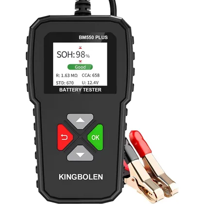 Kingbolen BM550 Plus - comprobador de baterías con curva de tensión