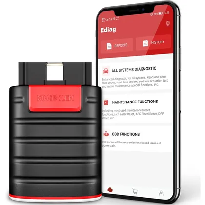 Kingbolen Ediag - lector OBD2 Bluetooth de todos los sistemas