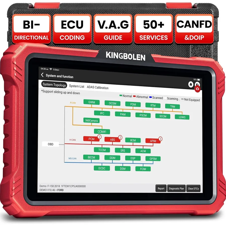 Kingbolen K10 Elite - máquina de diagnosis de 10 pulgadas
