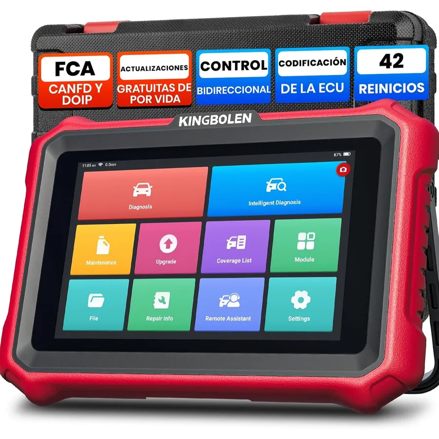 Kingbolen K8 Elite - máquina de diagnosis de 8 pulgadas con cámara
