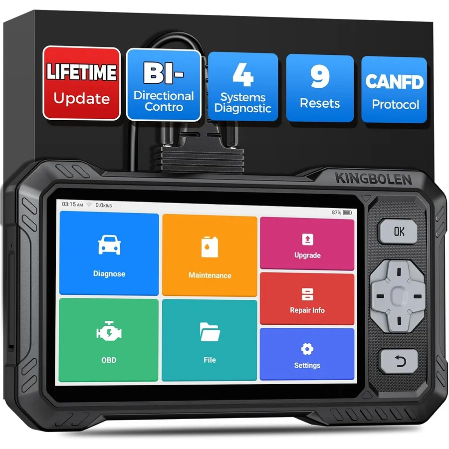 Kingbolen S608 - máquina de diagnosis de 4 sistemas con pruebas activas